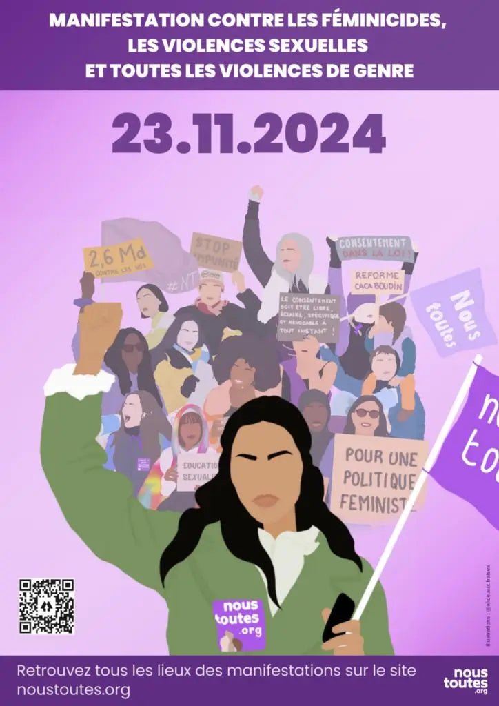 La Marche #NousToutes, une mobilisation essentielle contre les violences faites aux femmes - BLOOMING