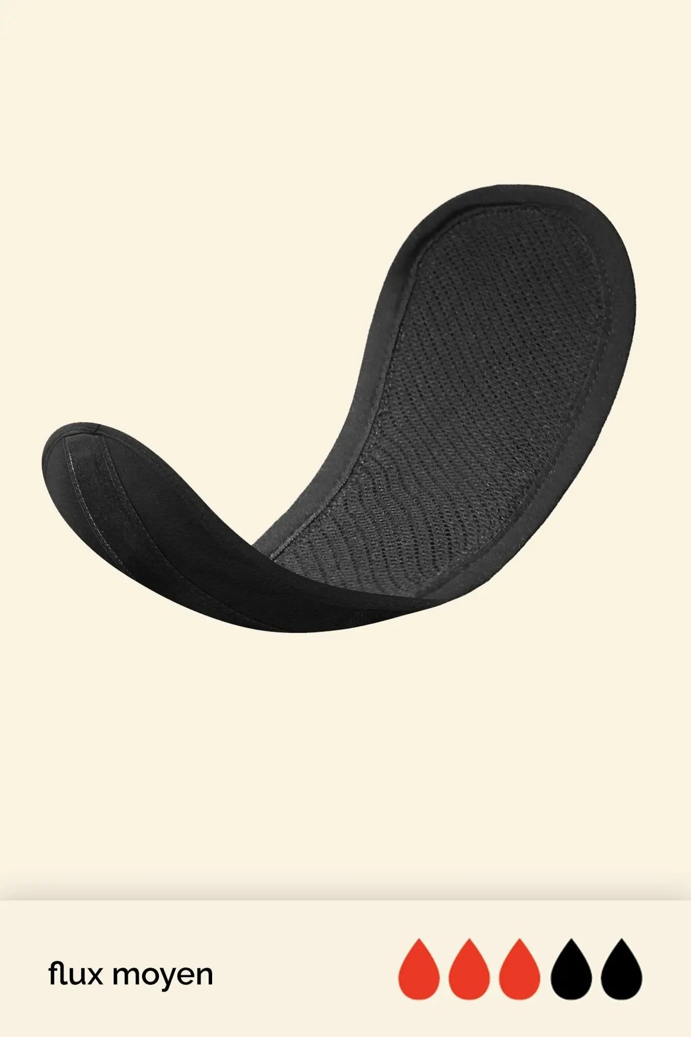 Serviette hygiénique lavable flux MOYEN - serviette reutilisable