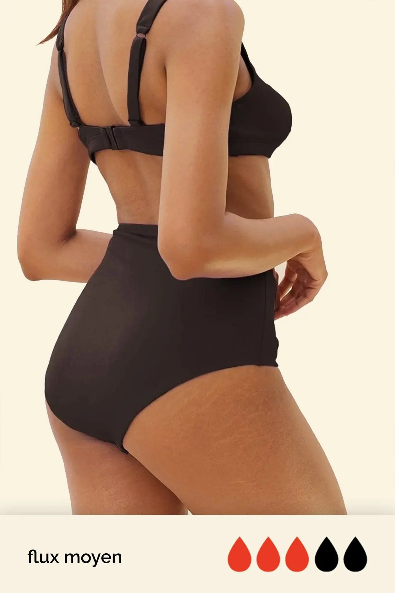 Clara Maillot de Bain Menstruel Noire