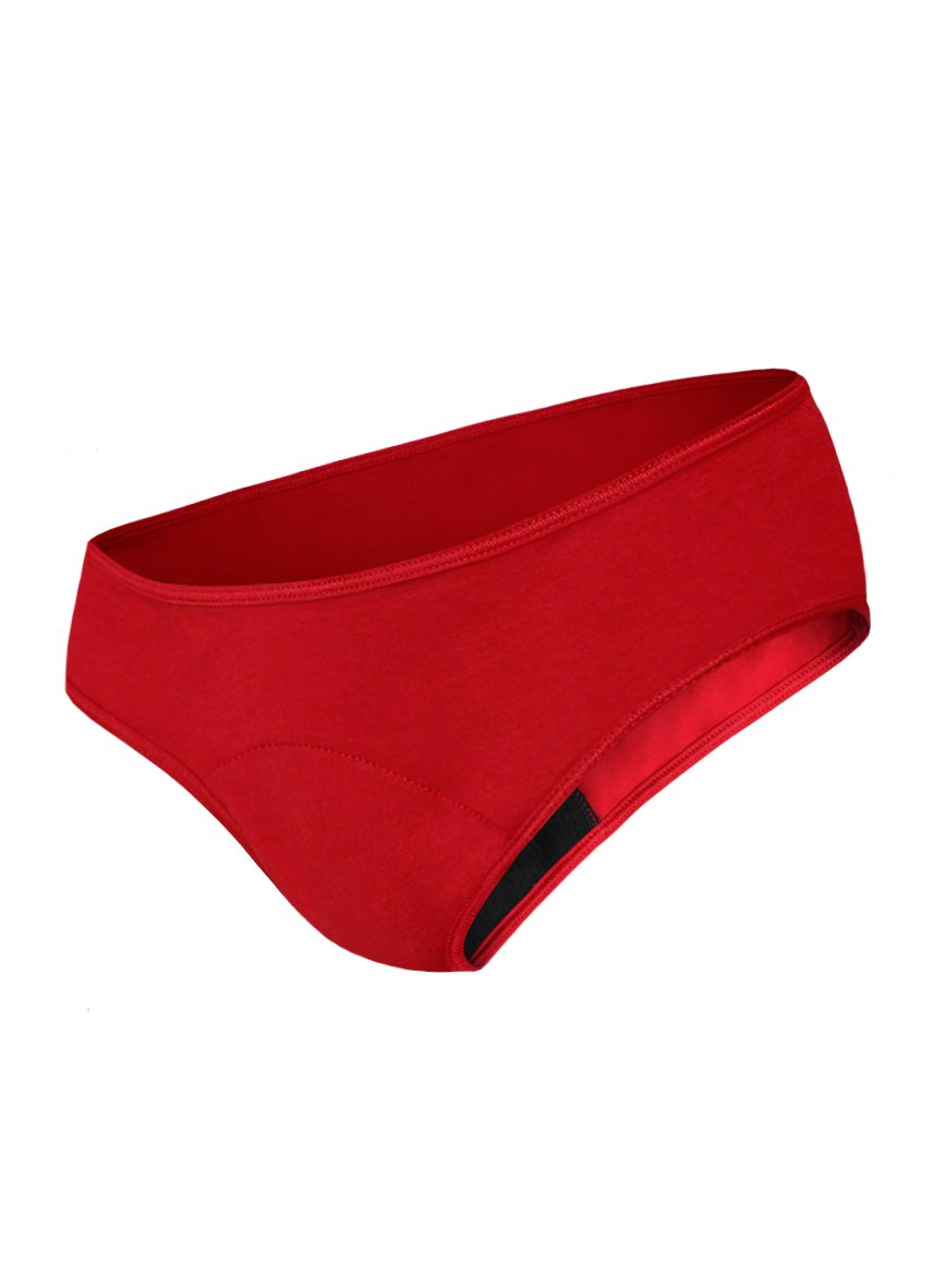 Super Laura Rouge - culotte menstruelle flux abondant