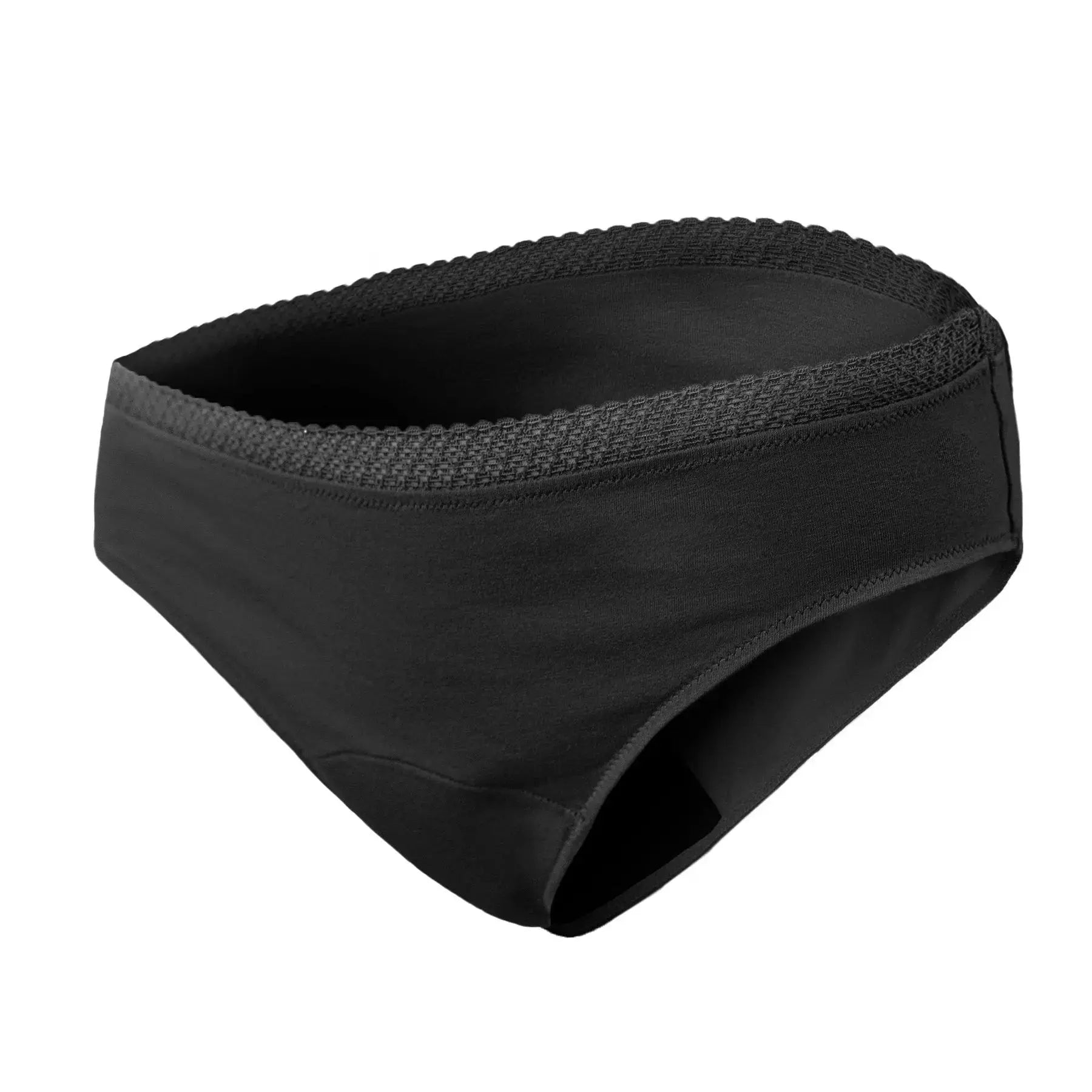 Super Marie Noir Culotte Menstruelle en coton et dentelle - Blooming_Rocks - 2