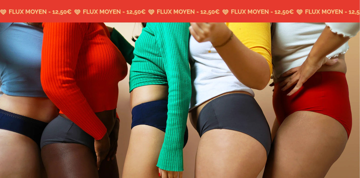 CULOTTES MENSTRUELLES POUR FLUX MOYEN - BLOOMING